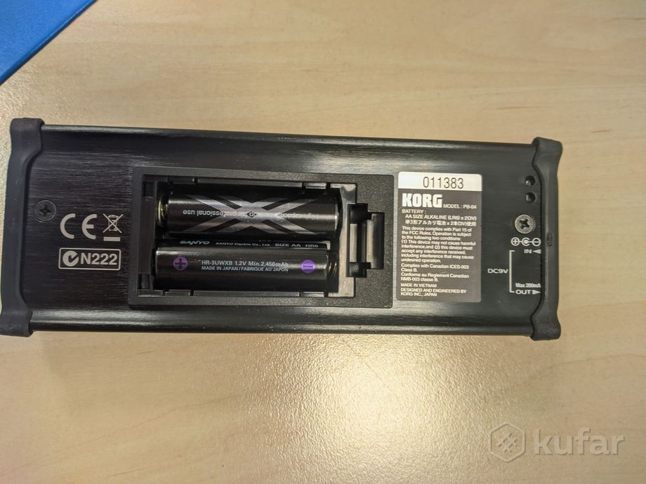 Гитарный тюнер Korg Pitchblack PB-04 — фото 5