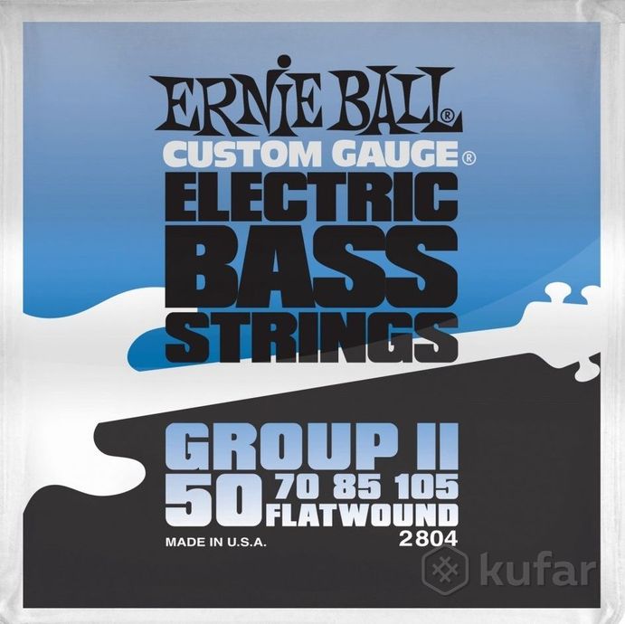 Струны для бас-гитары Ernie Ball flatwound 50-105