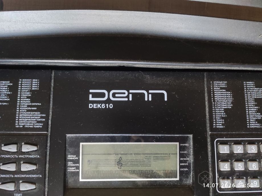 синтезатор denn dek610 — фото 2