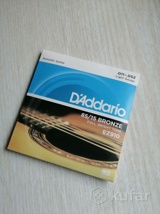 Струны daddario для акустической гитары 11-52