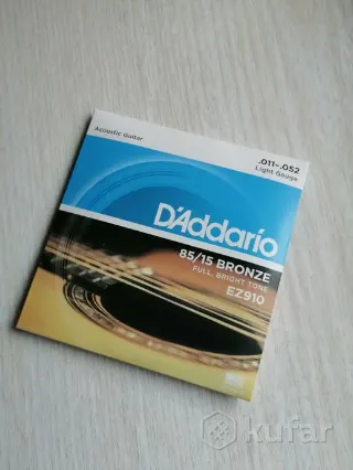 Струны daddario для акустической гитары 11-52