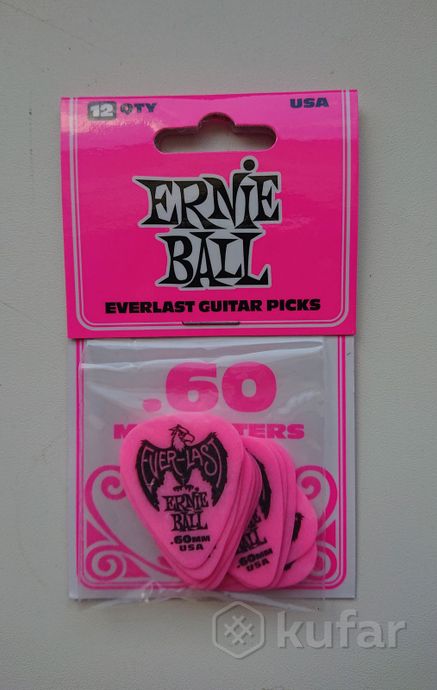 Набор медиаторов Ernie Ball Everlast 0.60 мм — фото 2
