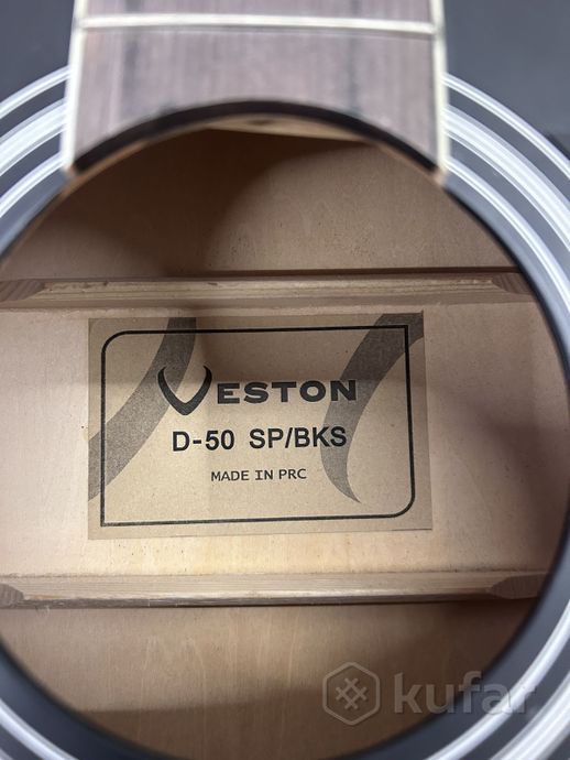 Гитара акустическая Veston D-50 SP/BKS — фото 2