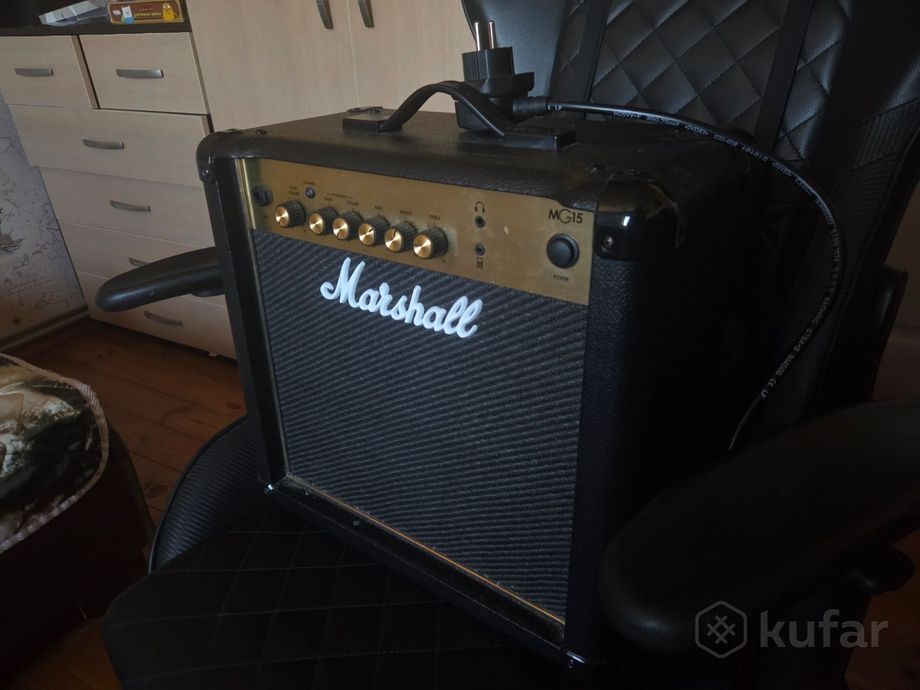 Электрогитара Ibanez GRG121DX-BKF + Marshal MG15G — фото 5