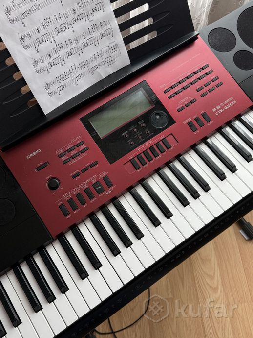 Синтезатор Casio CTK-6250 с подставкой — фото 2