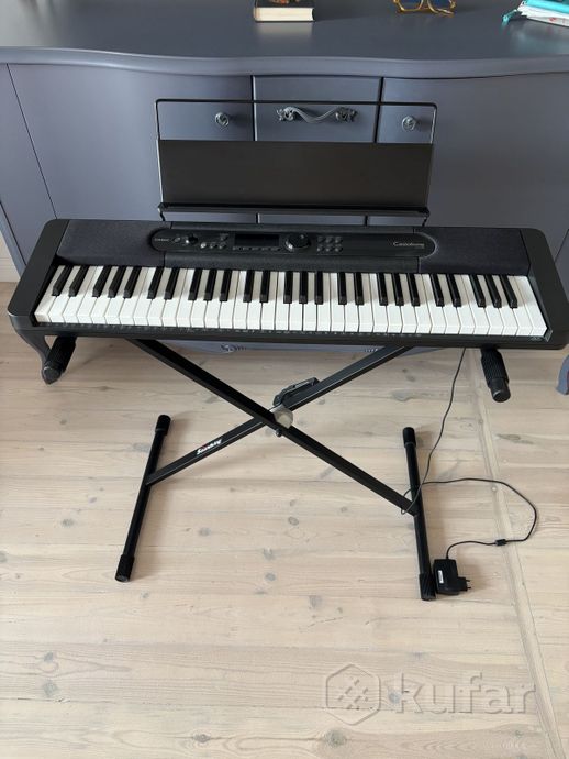 Casio LK-S450 - Синтезатор + стойка Soundking — фото 2