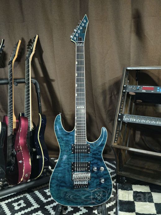 Электрогитара ESP Horizon FR Standard See Thru Blu — фото 1