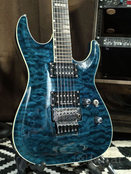 Электрогитара ESP Horizon FR Standard See Thru Blu — фото 2
