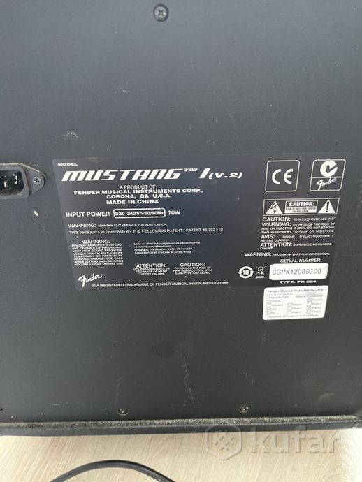 Комбоусилитель fender mustang — фото 3