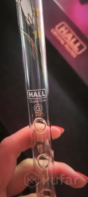 Стеклянная флейта Hall Cristal (США) строй G