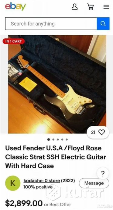 Fender Floyd Rose Classic Stratocaster USA — фото 7