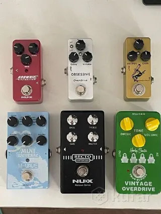 Примочки, педали, overdrive, distortion, reverb