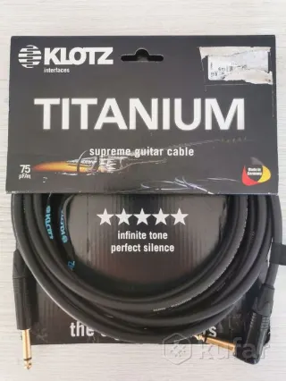 Klotz Titanium кабель гитарный.