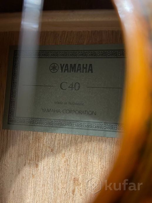 Классическая гитара Yamaha c40 — фото 6