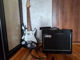 Электрогитара Cort g100 + полный комплект