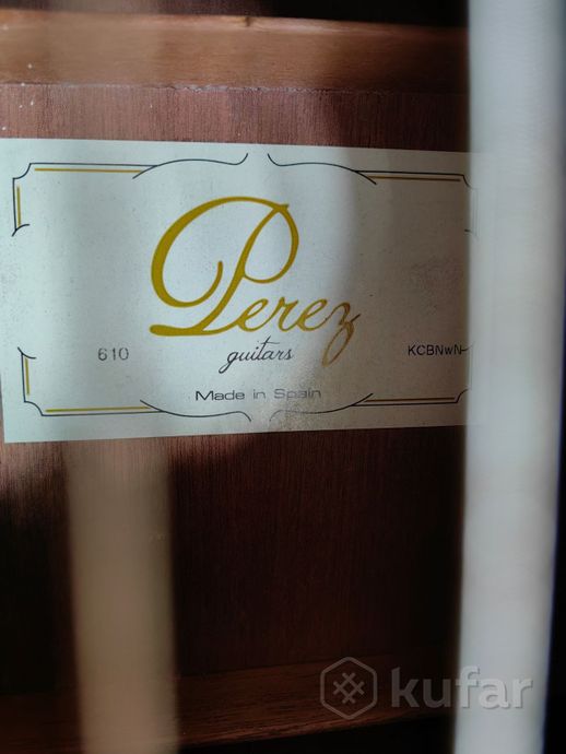 Классическая гитара perez 610 cedar — фото 3