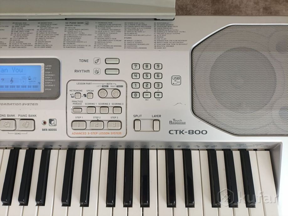 Синтезатор Casio CTK-800 со стойкой (ногами) — фото 2