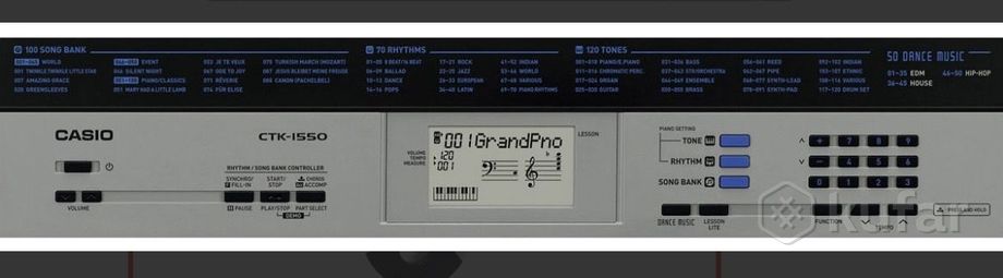 Синтезатор Casio CTK-1550 — фото 2