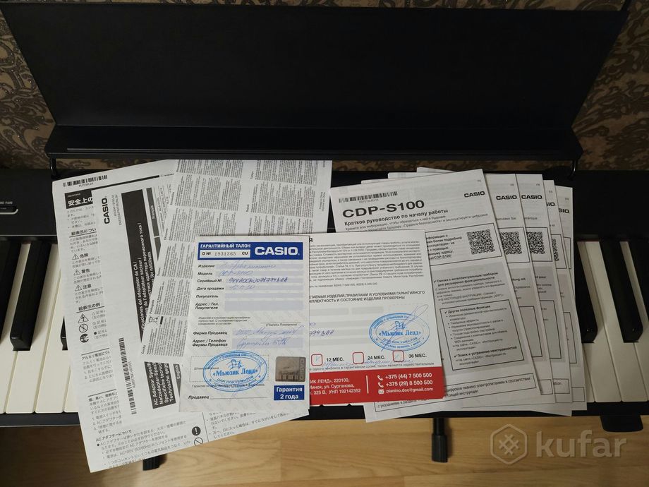 Продам цифровое пианино Casio CDP-S100 — фото 4