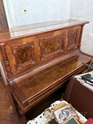 Антикварное пианино Bretschneider Leipzig 19века