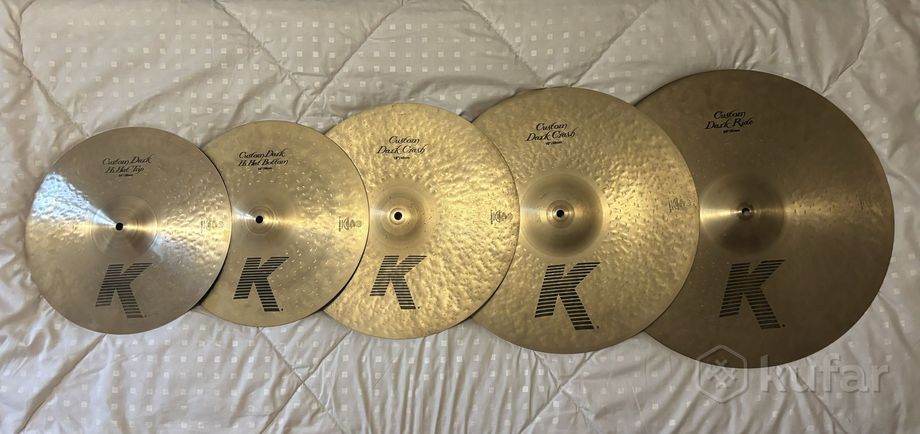 Барабанные тарелки Zildjian K custom dark — фото 1