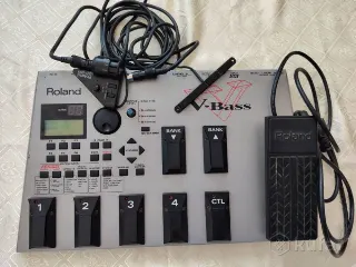 Процессор Roland V-Bass + датчик Roland GK-2B