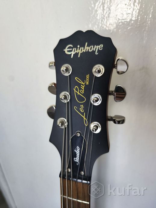 Электрогитара Epiphone LP Studio Worn Brown — фото 3