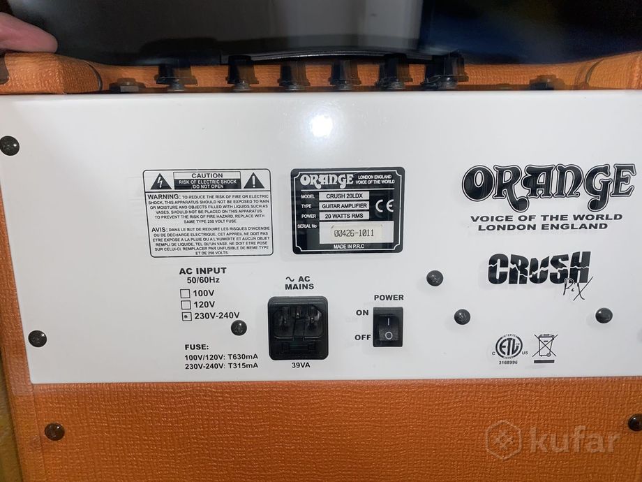 Комбо усилитель orange crush 20ldx — фото 2