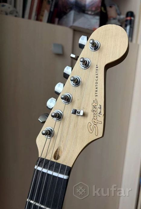 Электрогитара Fender Squier MM Stratocaster Black — фото 2