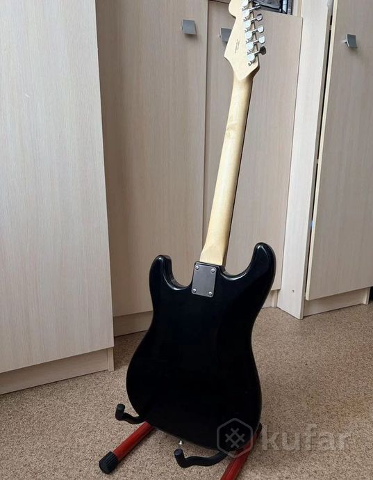 Электрогитара Fender Squier MM Stratocaster Black — фото 4