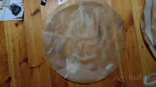 Мембрана для ударных . Кожа сыромятная.