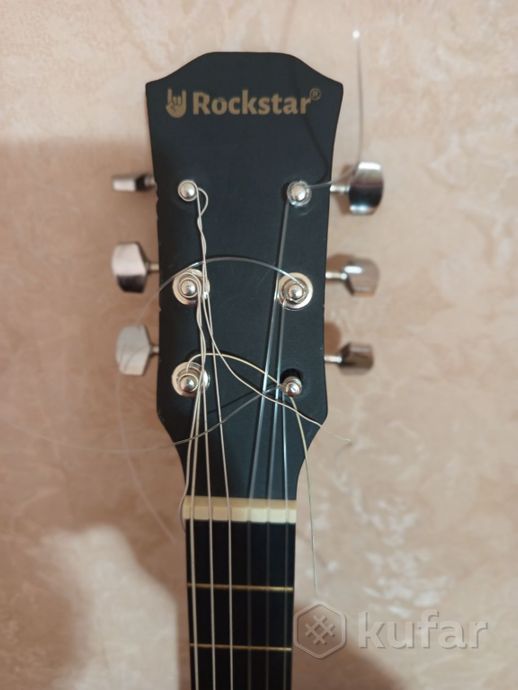 Гитара Rockstar + Тренажер + Струны и медиаторы — фото 3