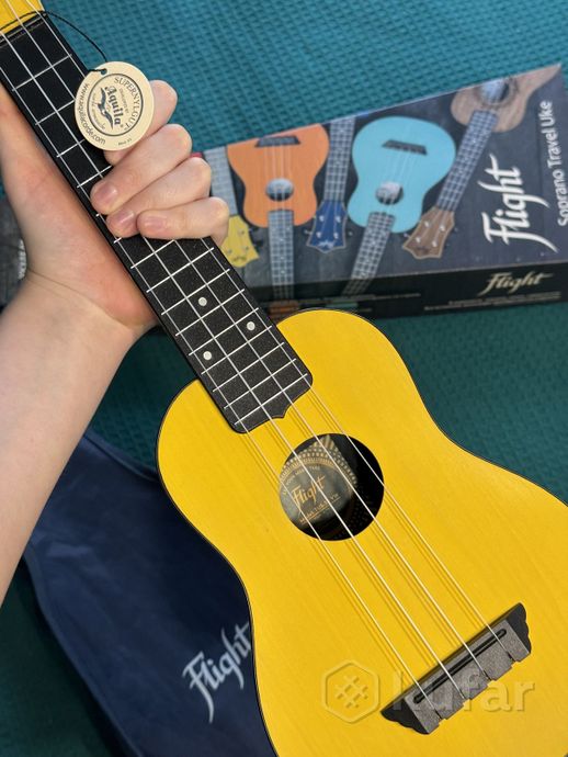 Укулеле Flight Soprano Travel Uke Yellow TUS 35 YW — фото 4