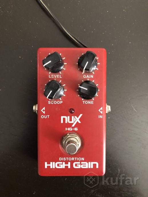 педаль эффектов NUX HG-6 High Gain Distortion — фото 1