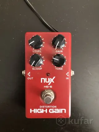 педаль эффектов NUX HG-6 High Gain Distortion