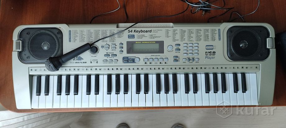 Детский синтезатор MQ-807USB с микрофоном (54 клав