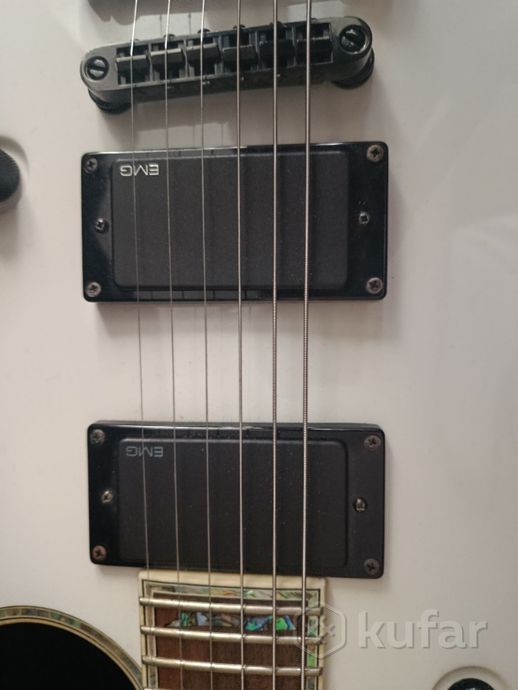 Электрогитара ESP LTD EC-1000 Deluxe Snow white — фото 3