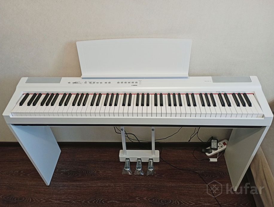 Цифровое фортепиано Yamaha P-125WH (без банкетки) — фото 1