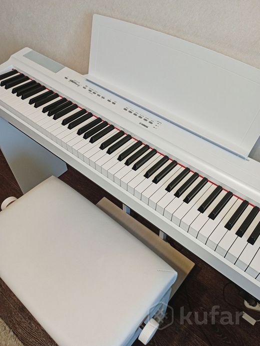 Цифровое фортепиано Yamaha P-125WH (без банкетки) — фото 2