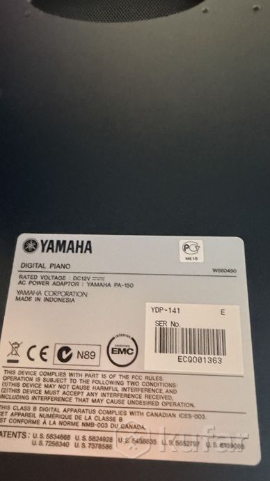 Цифровое пианино Yamaha Arius YDP-141 + банкетка — фото 6