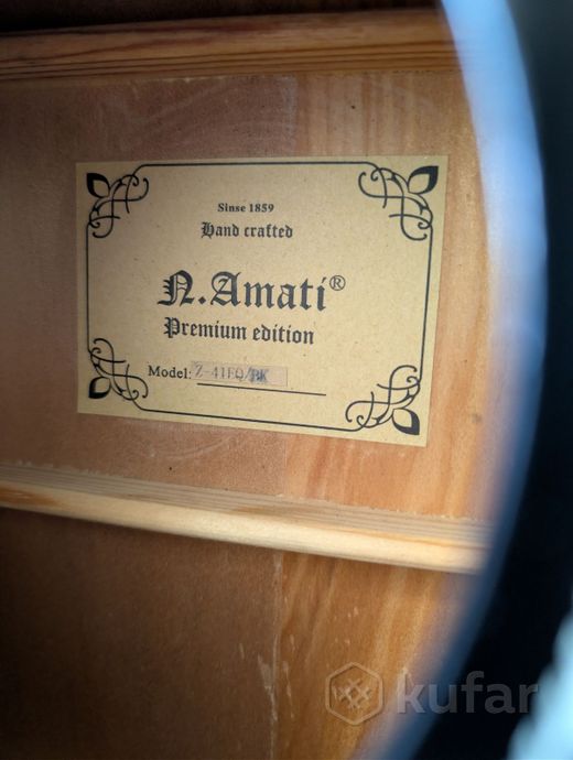 Акустическая (электро) гитара Amati Z-41 EQ (BK) — фото 3