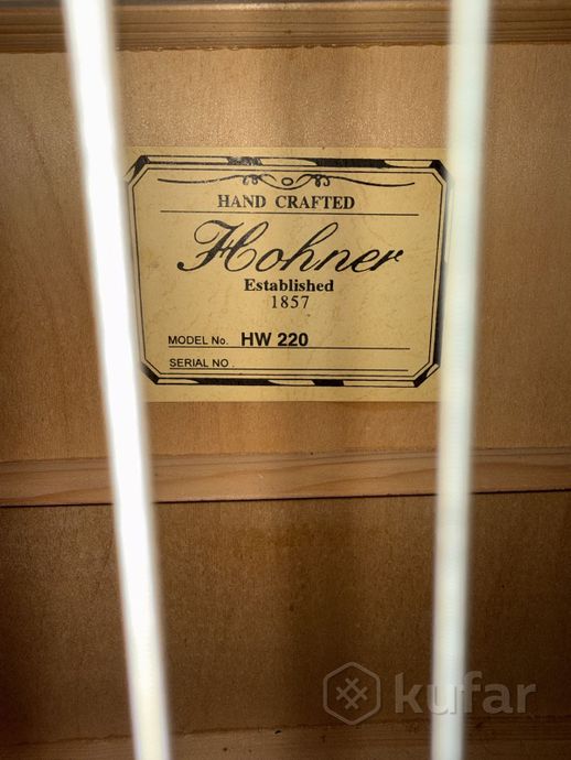 Акустическая гитара Hohner HW220 — фото 2