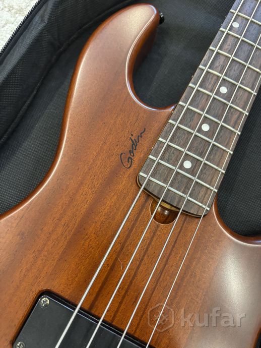 Бас-гитара Godin Freeway 4 Active Natural Mahogany — фото 1