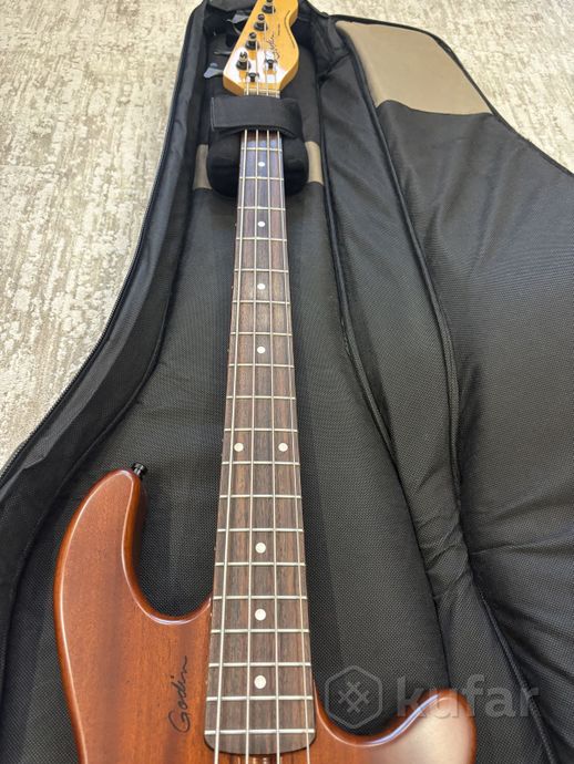 Бас-гитара Godin Freeway 4 Active Natural Mahogany — фото 4