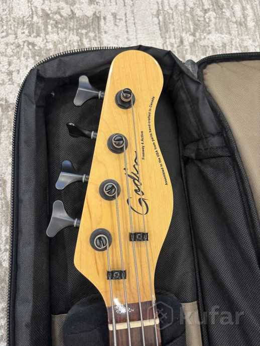 Бас-гитара Godin Freeway 4 Active Natural Mahogany — фото 5