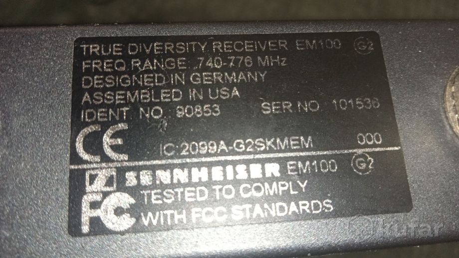 Sennheiser ew100g2 — фото 5
