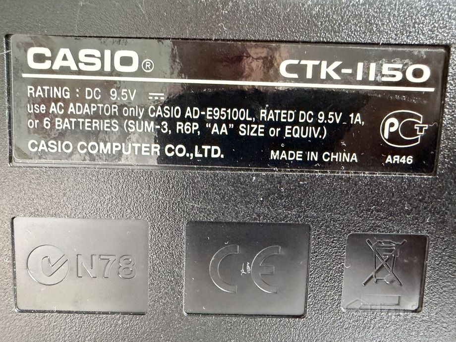 Синтезатор Casio CTK-1150 — фото 3