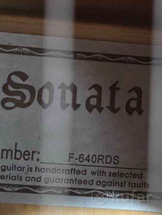 Гитара sonata f 640 rds — фото 4
