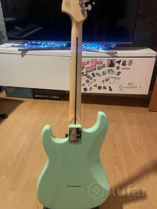 squier affinity strat surf green seymour duncan — фото 2