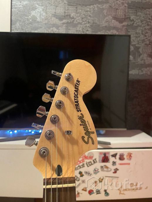 squier affinity strat surf green seymour duncan — фото 3